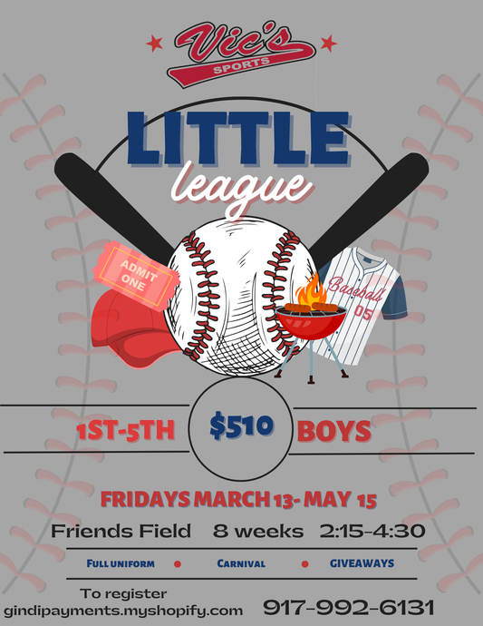Spring 2026 1st-5th Boys Baseball Leagues